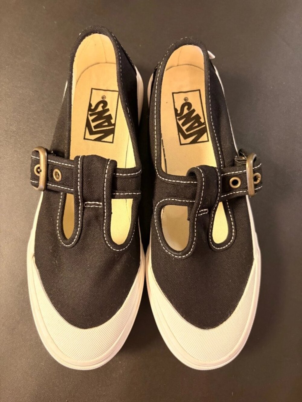 VANS Mary Jane Buckle Strap Skater Shoes